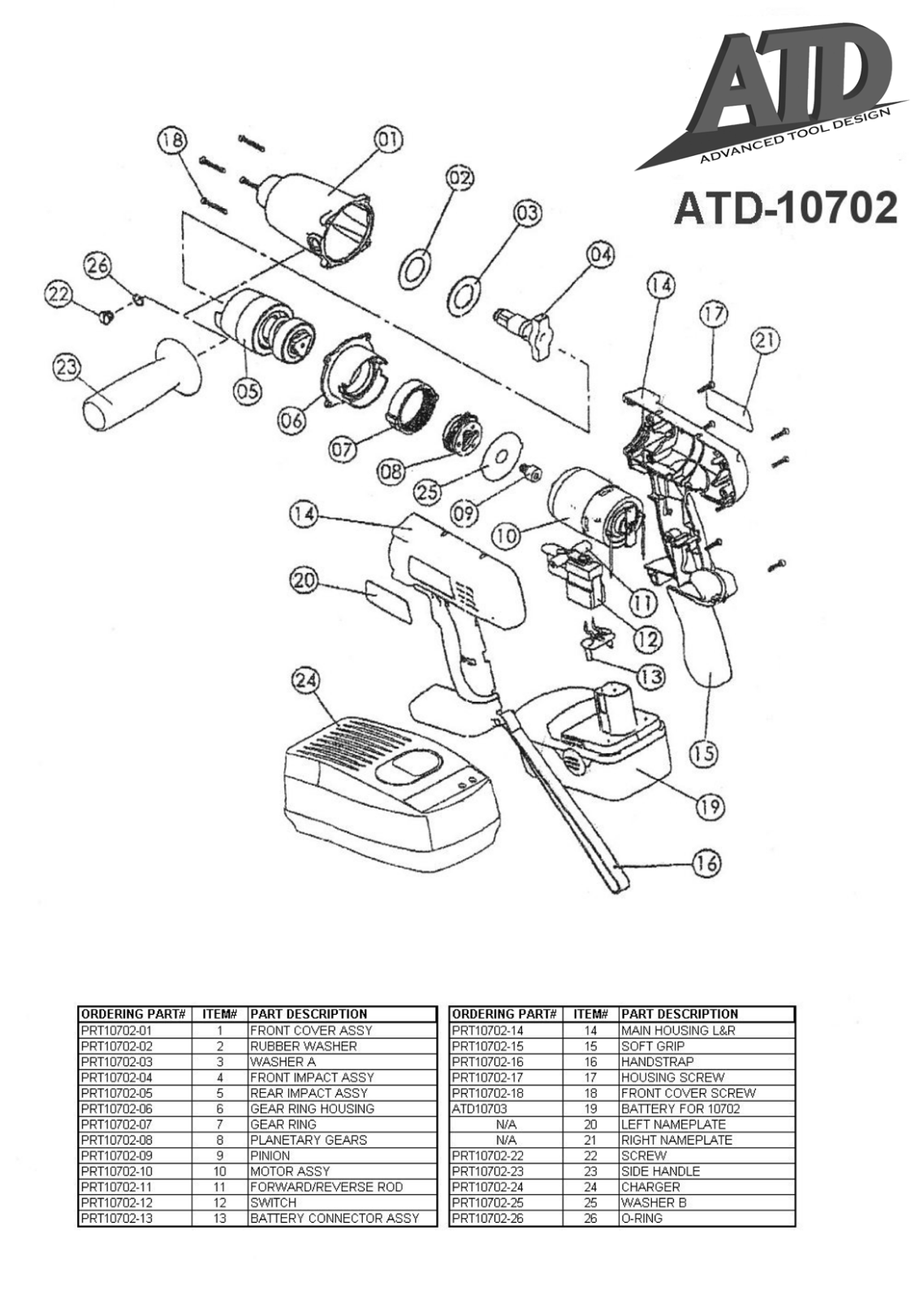 ATD Tools ATD-10702 user manual