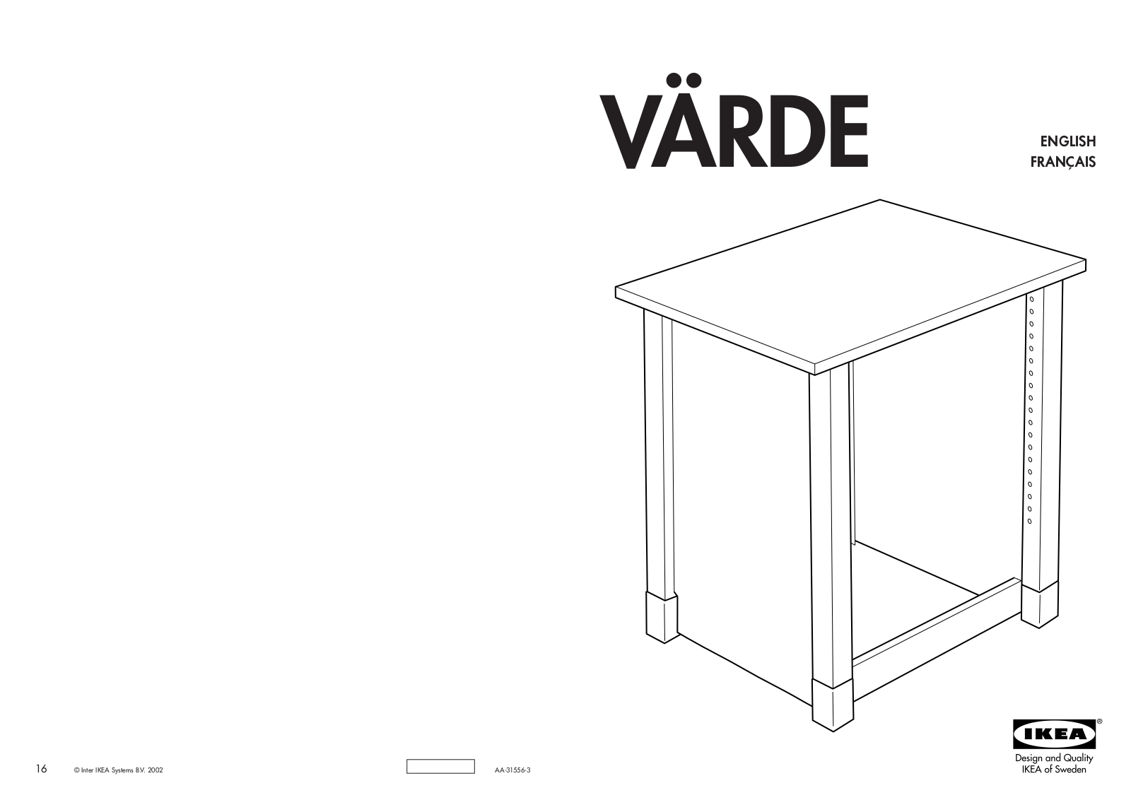 IKEA VÄRDE CABINET FOR DISHWASHER 34X35