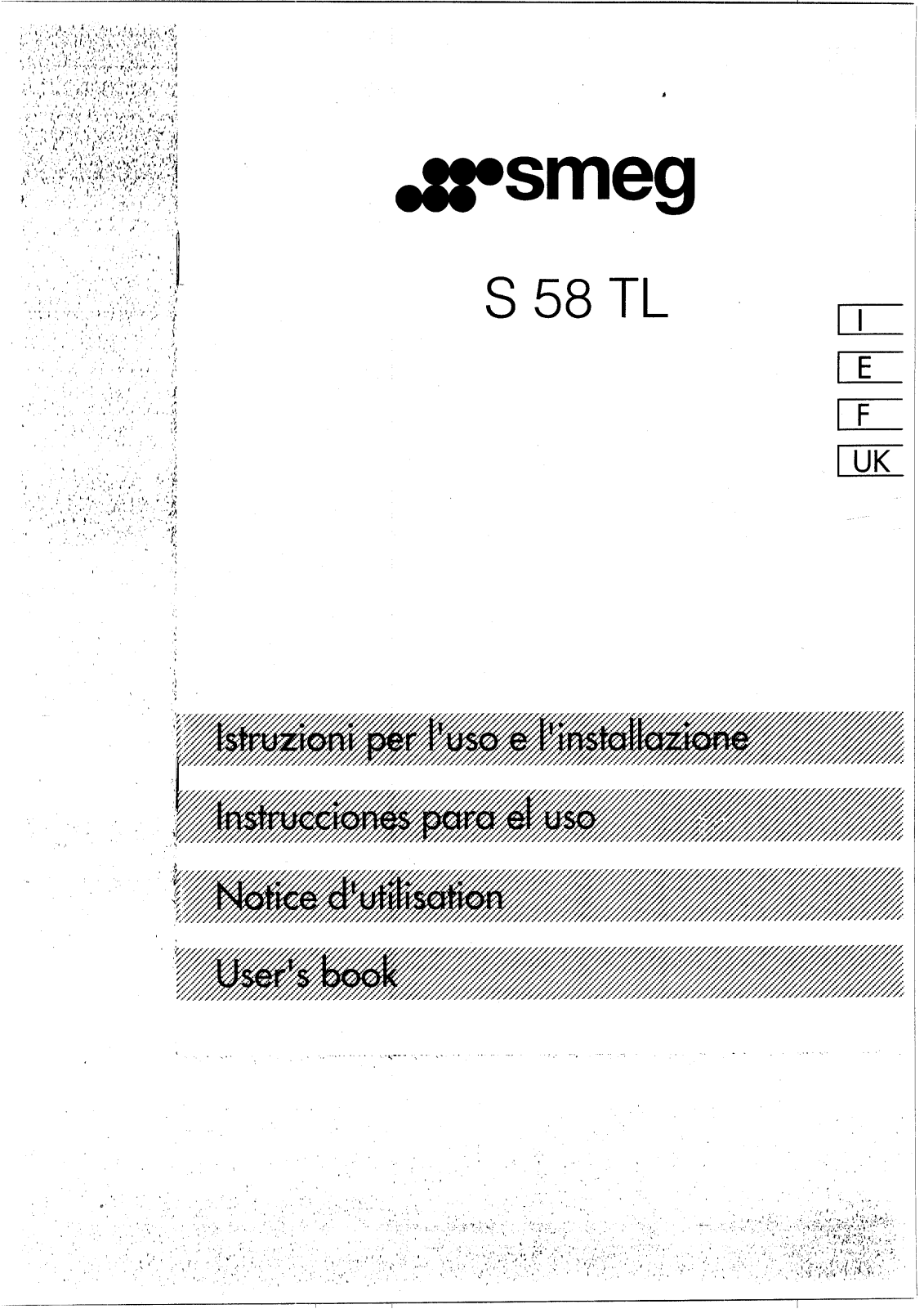 Smeg S58TL User Manual