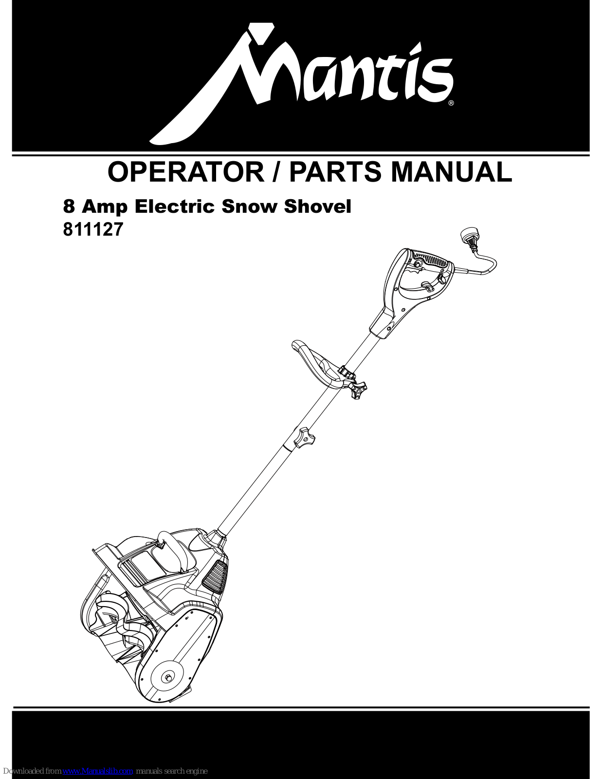 Mantis 811127 Parts Manual