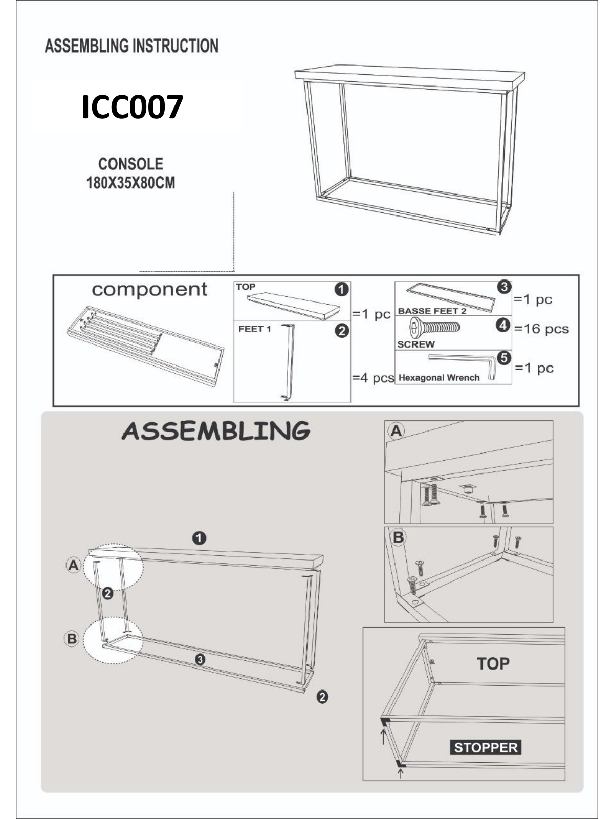 Casual Elements CID10204 Assembly Instructions - ManualMachine.com