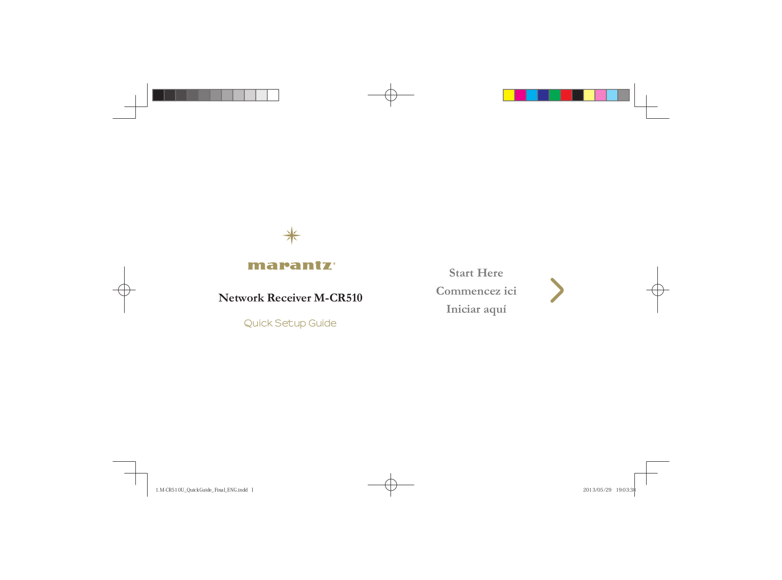 Marantz M-CR510 Quick Setup Guide