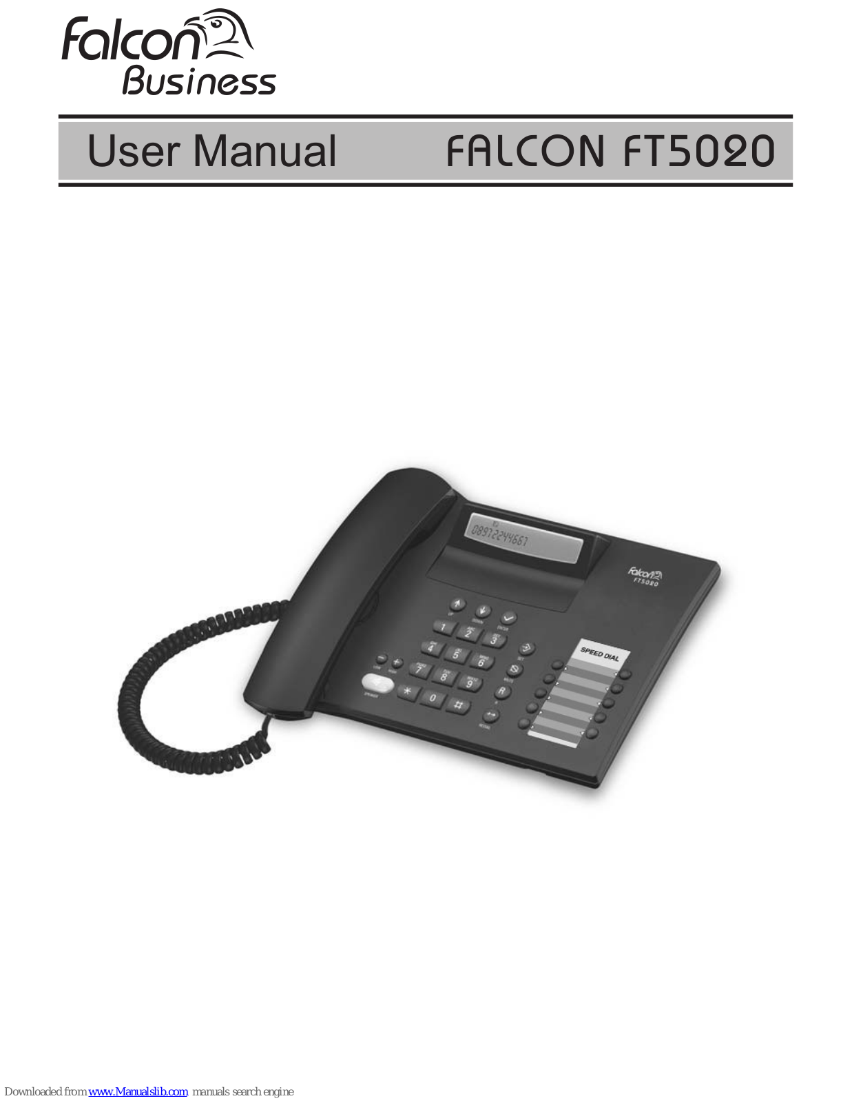 Falcon FT5020 User Manual