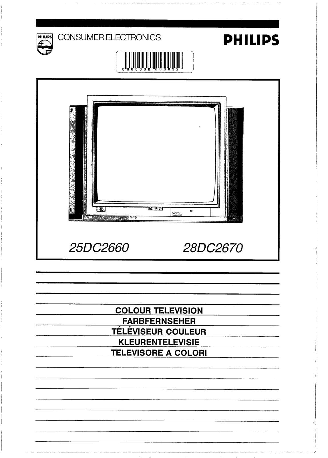 Philips 25DC2660, 28DC2670 User Manual