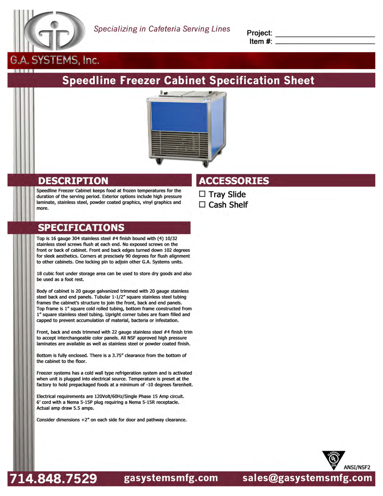 Ga Systems EF336 User Manual