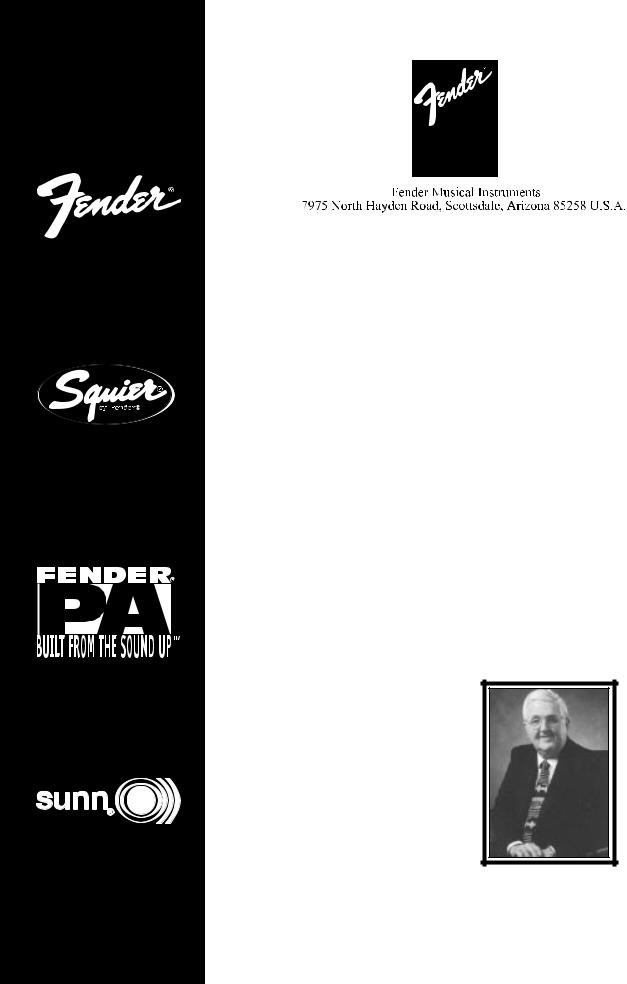Fender Passport 150 User Manual