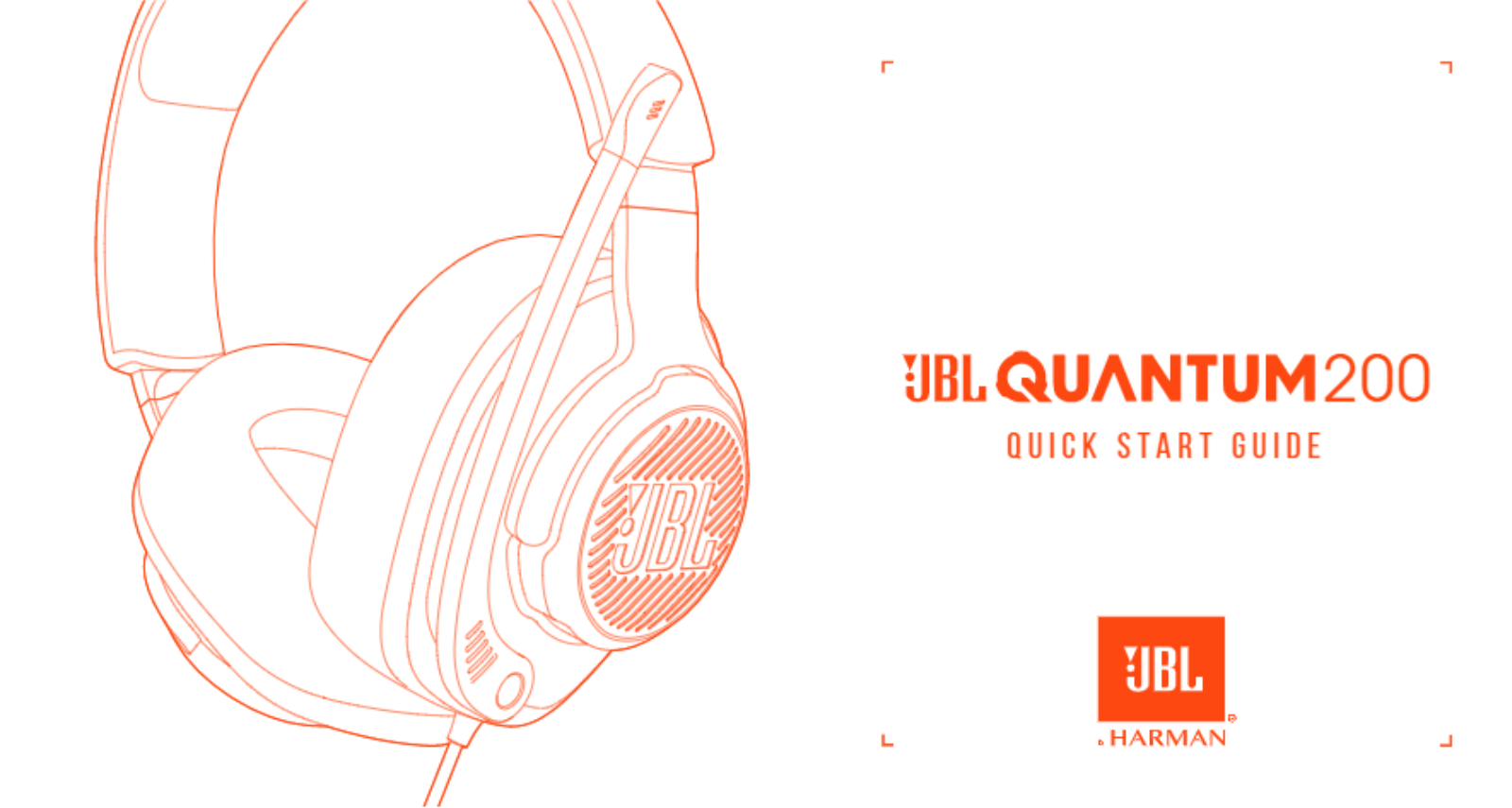 JBL Quantum 200 Zwart User manual