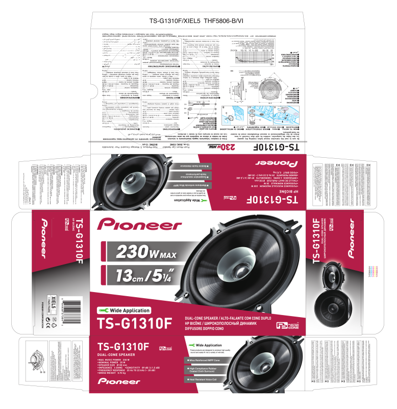 Pioneer TS-G1310F User Manual