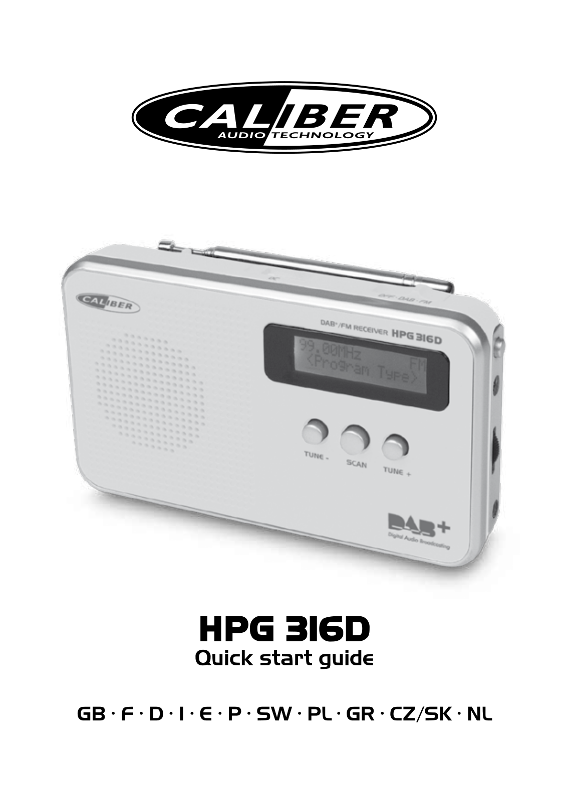 Caliber Audio Technology HPG316D User manual