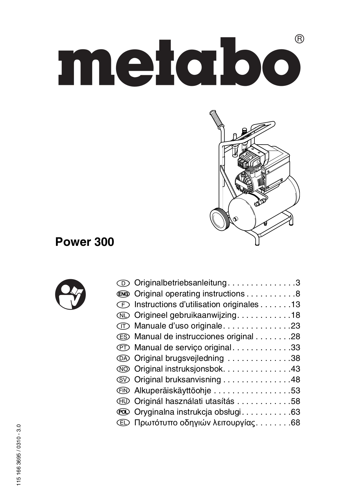 Metabo Power 300 User guide - ManualMachine.com