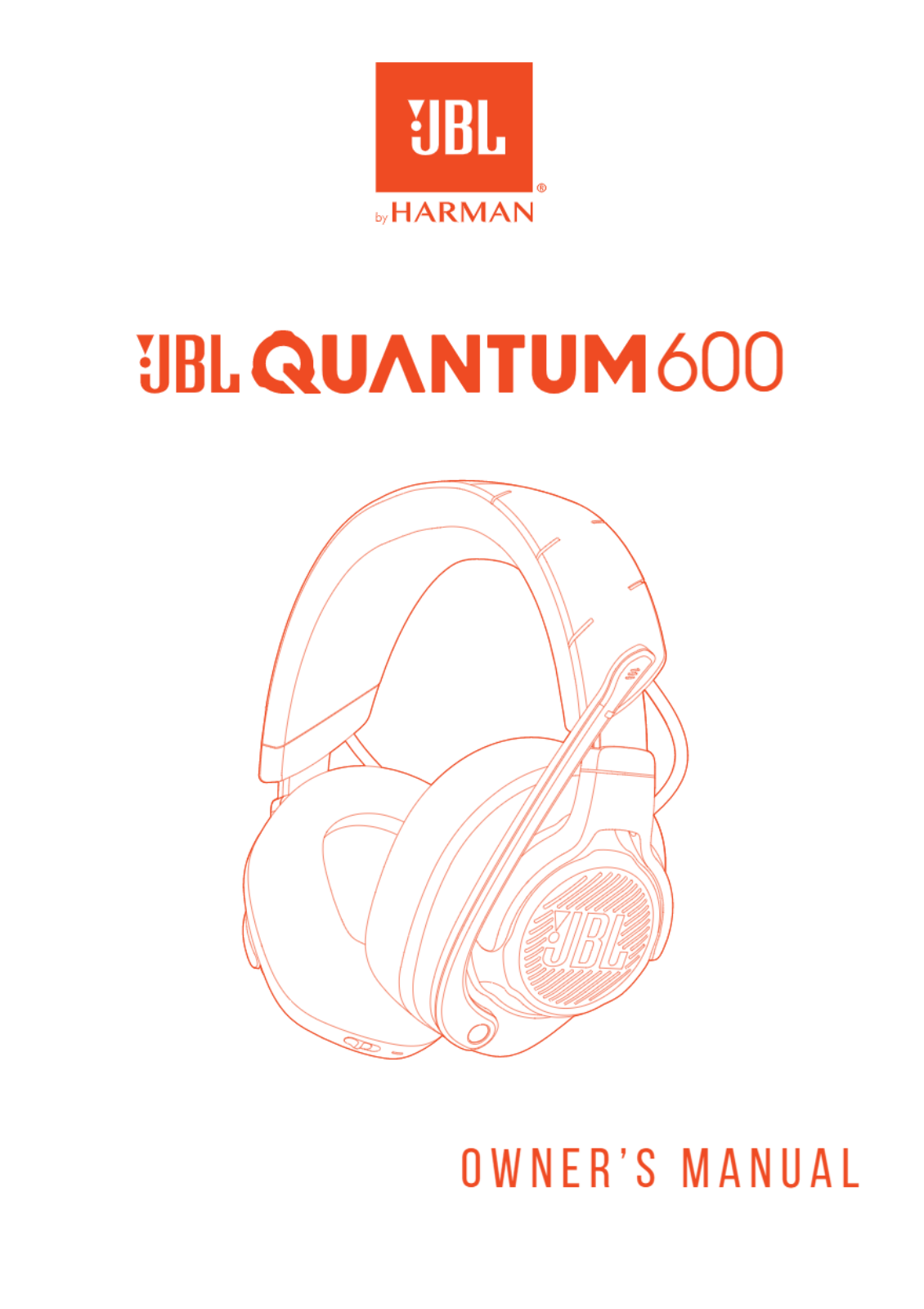 JBL Quantum 600 Zwart User manual