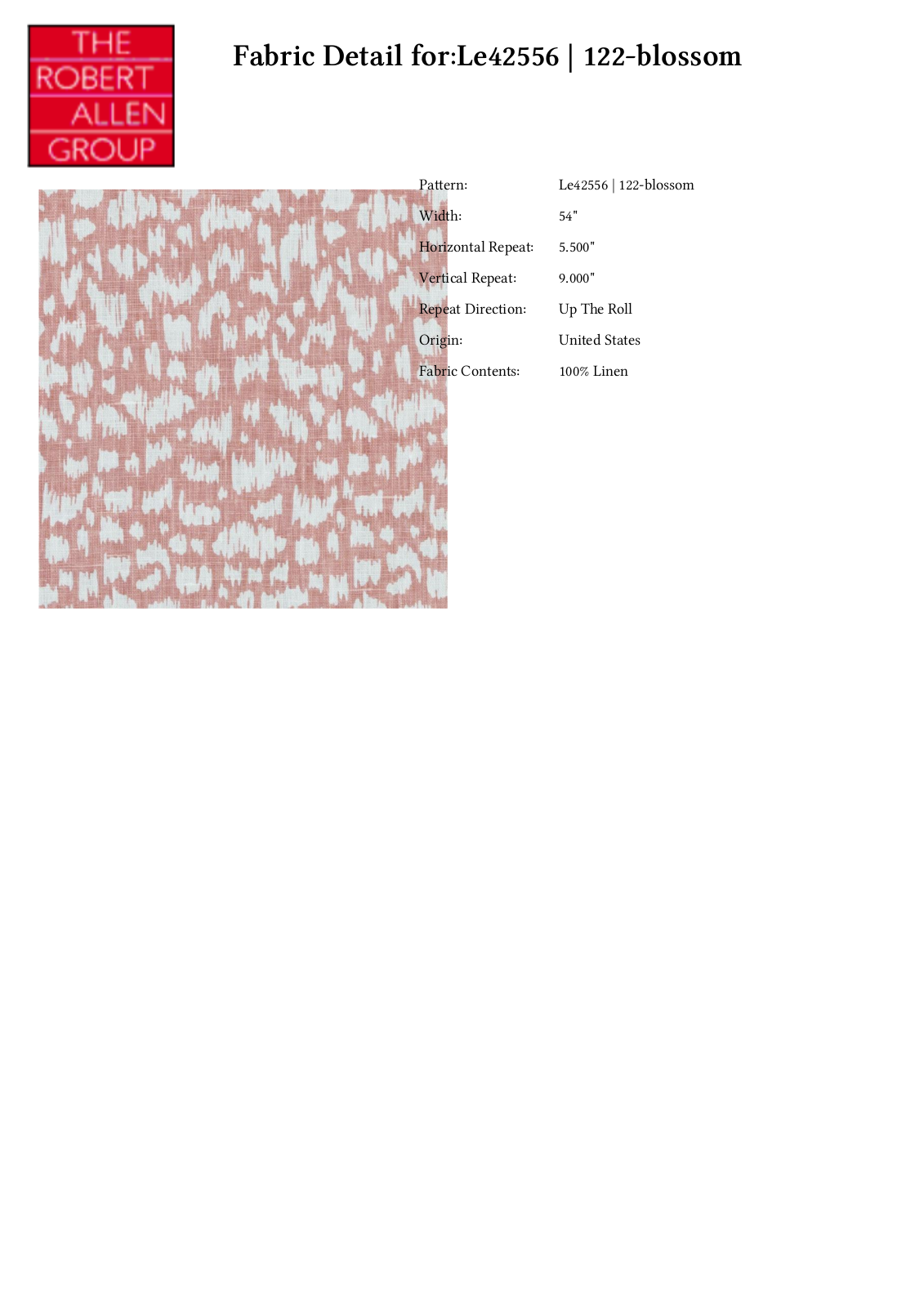 Duralee CRAL7077 Specifications - ManualMachine.com