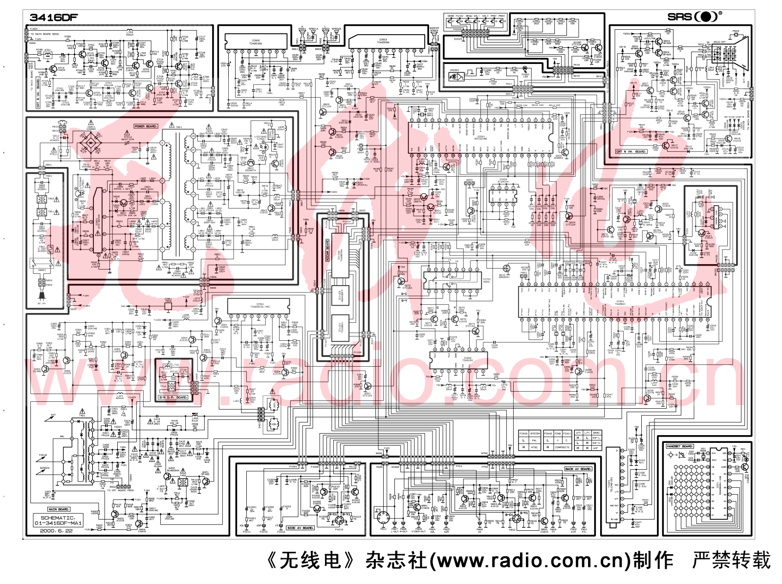 TCL 3416df Schematic