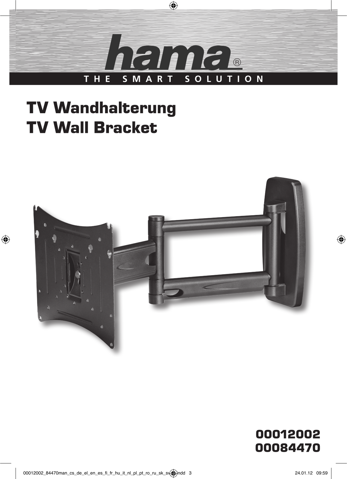 Hama 00012002, 84470 User manual