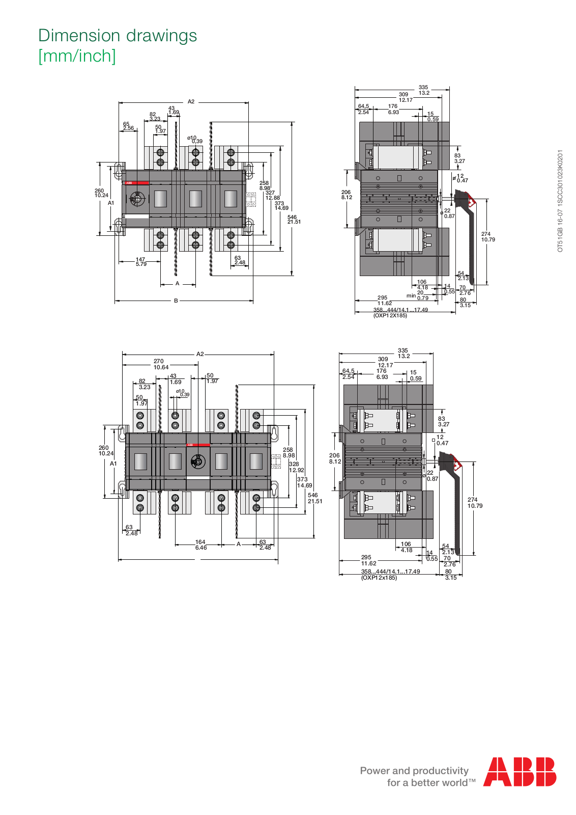 ABB 1SCC301023K0201 Dimensional Sheet