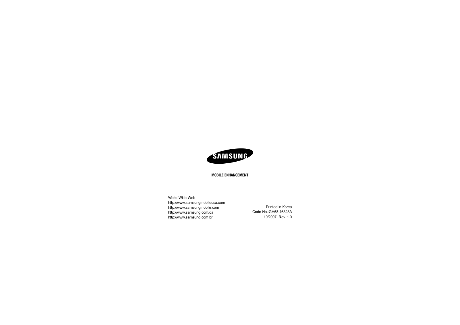 SAMSUNG SBH500 User Manual