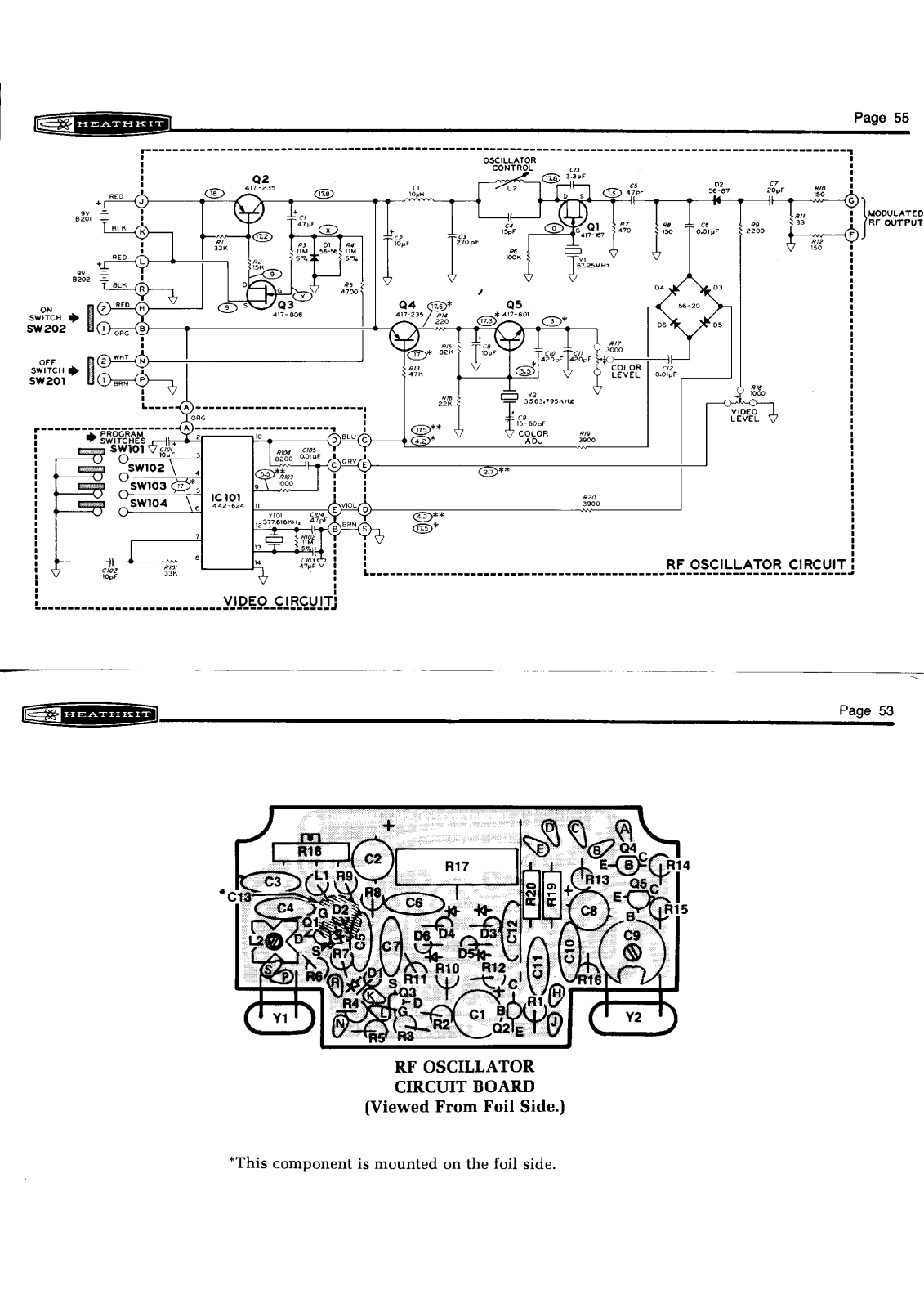 Heathkit IG-5240 Schematic