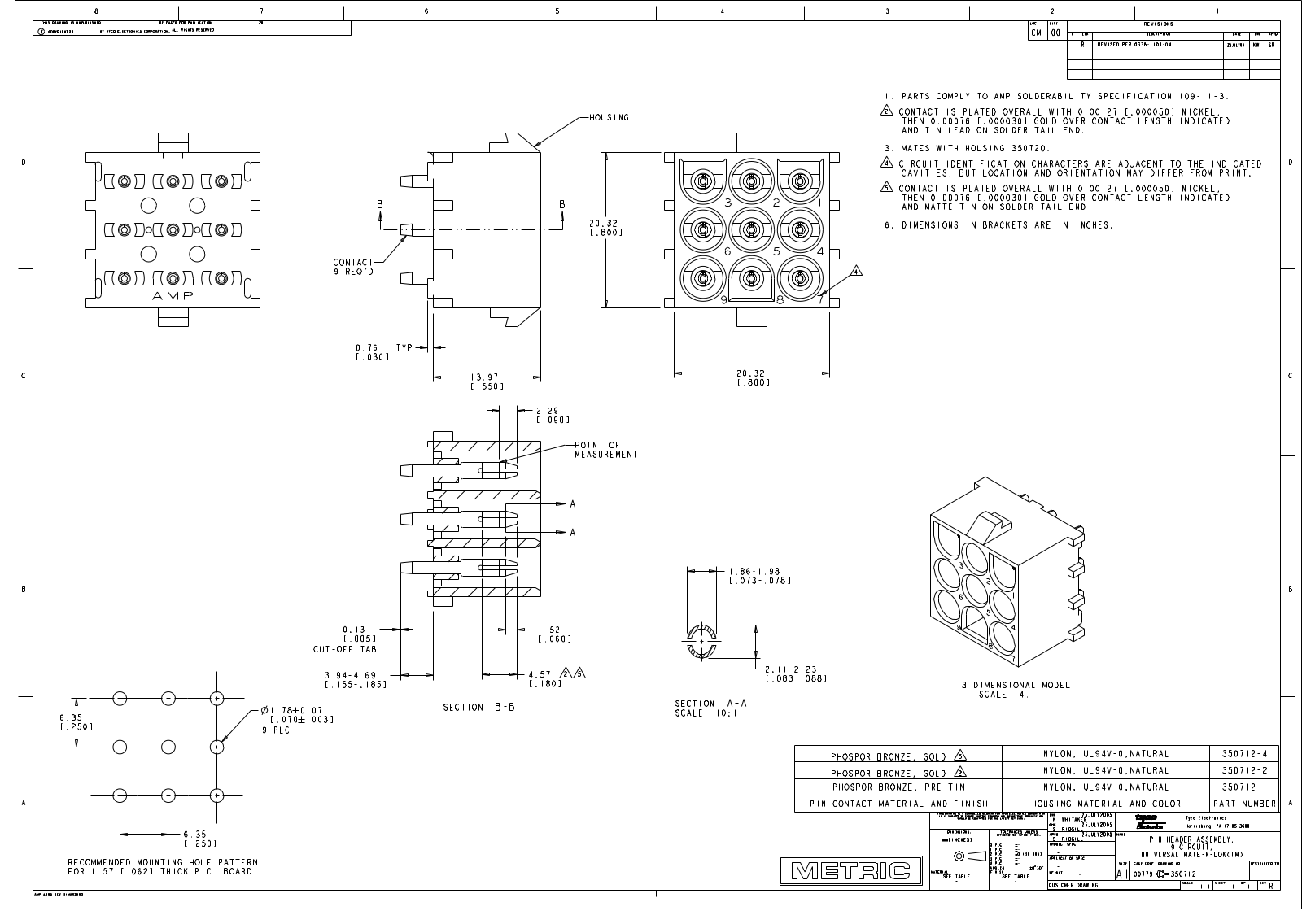 Datasheet 350712-1 Specification - ManualMachine.com