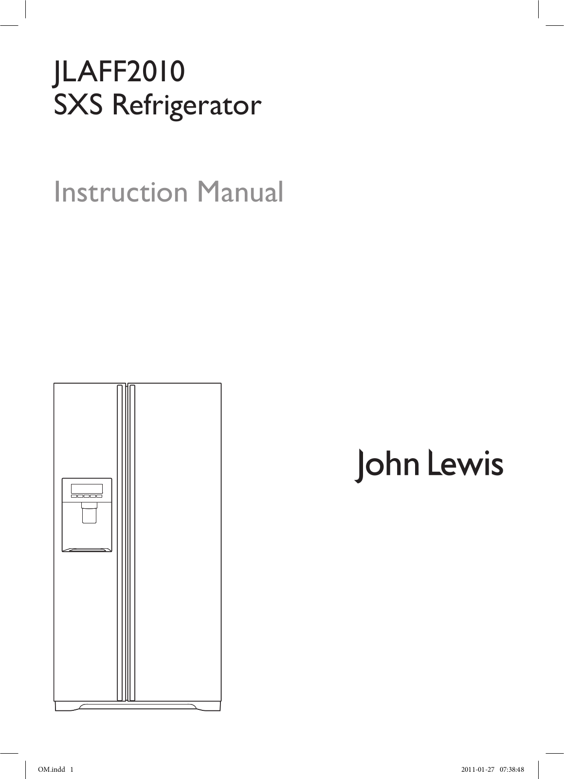 LG JLAFF2010 Owner's Manual