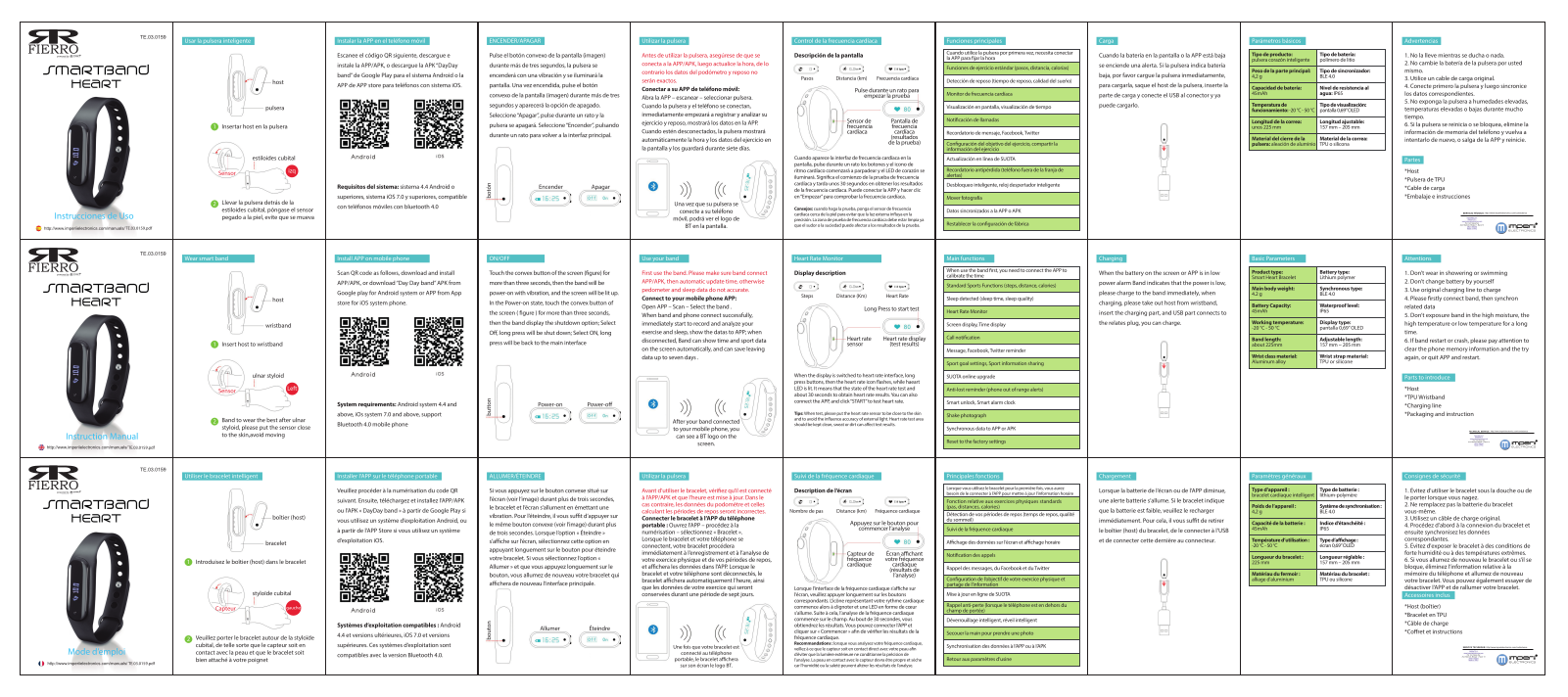 imperii electronics SmartBand Heart Instruction Manual