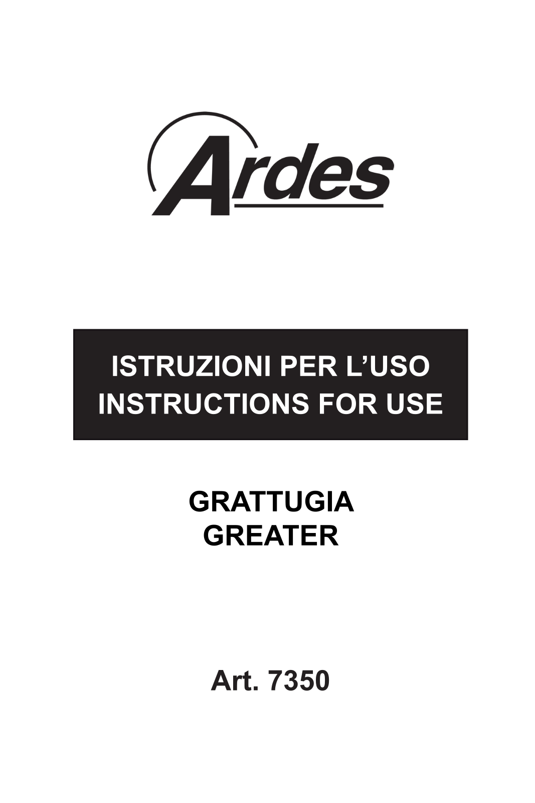 Ardes AR7350 User guide - ManualMachine.com