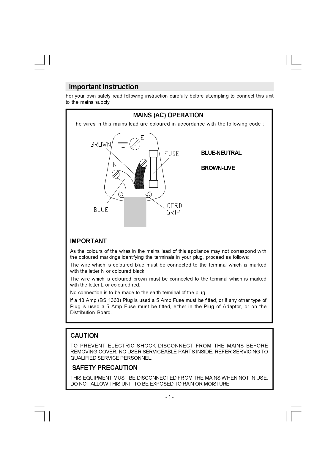 Goodmans GTV34T7SIL User Guide