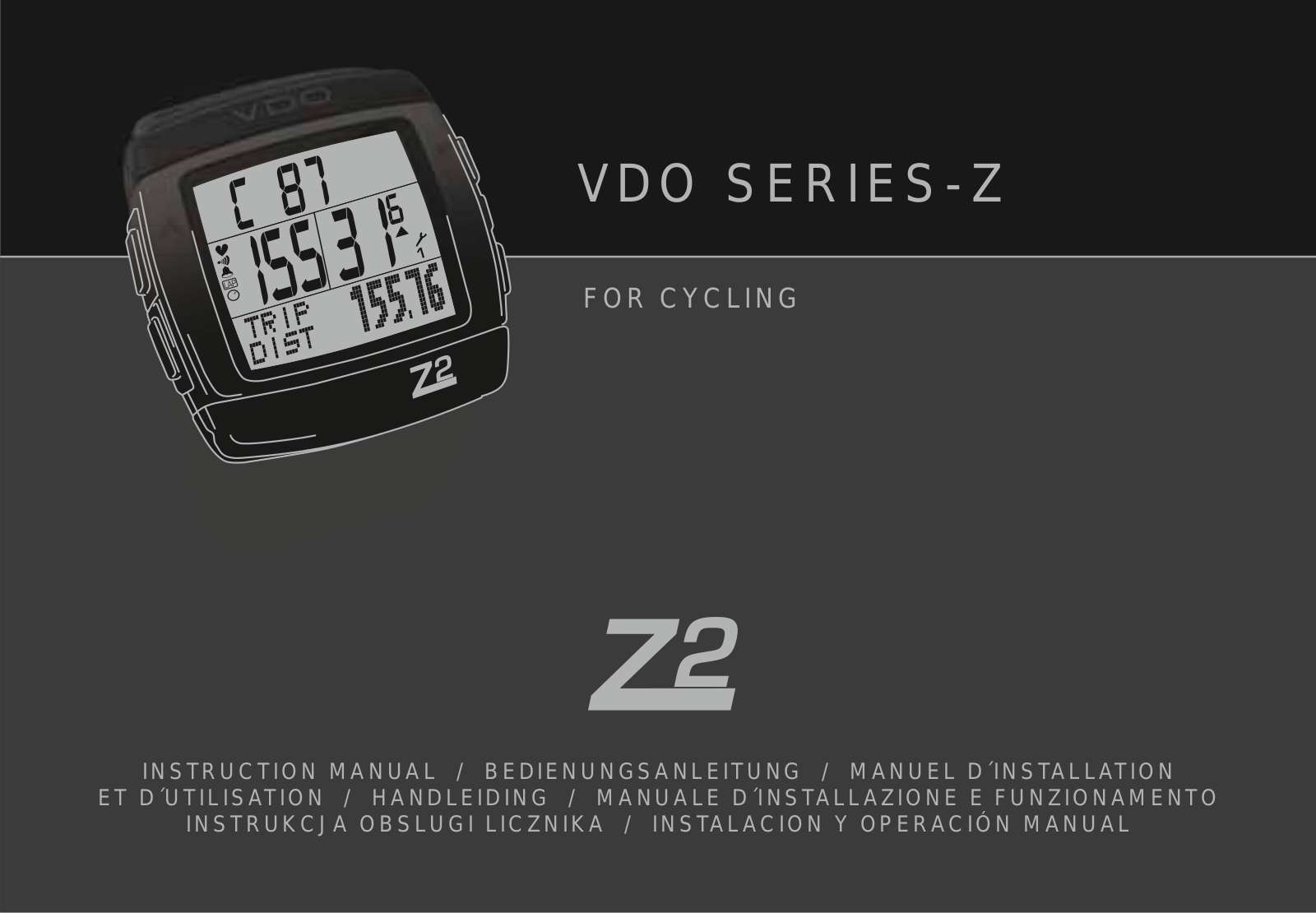 VDO Z2 User Manual