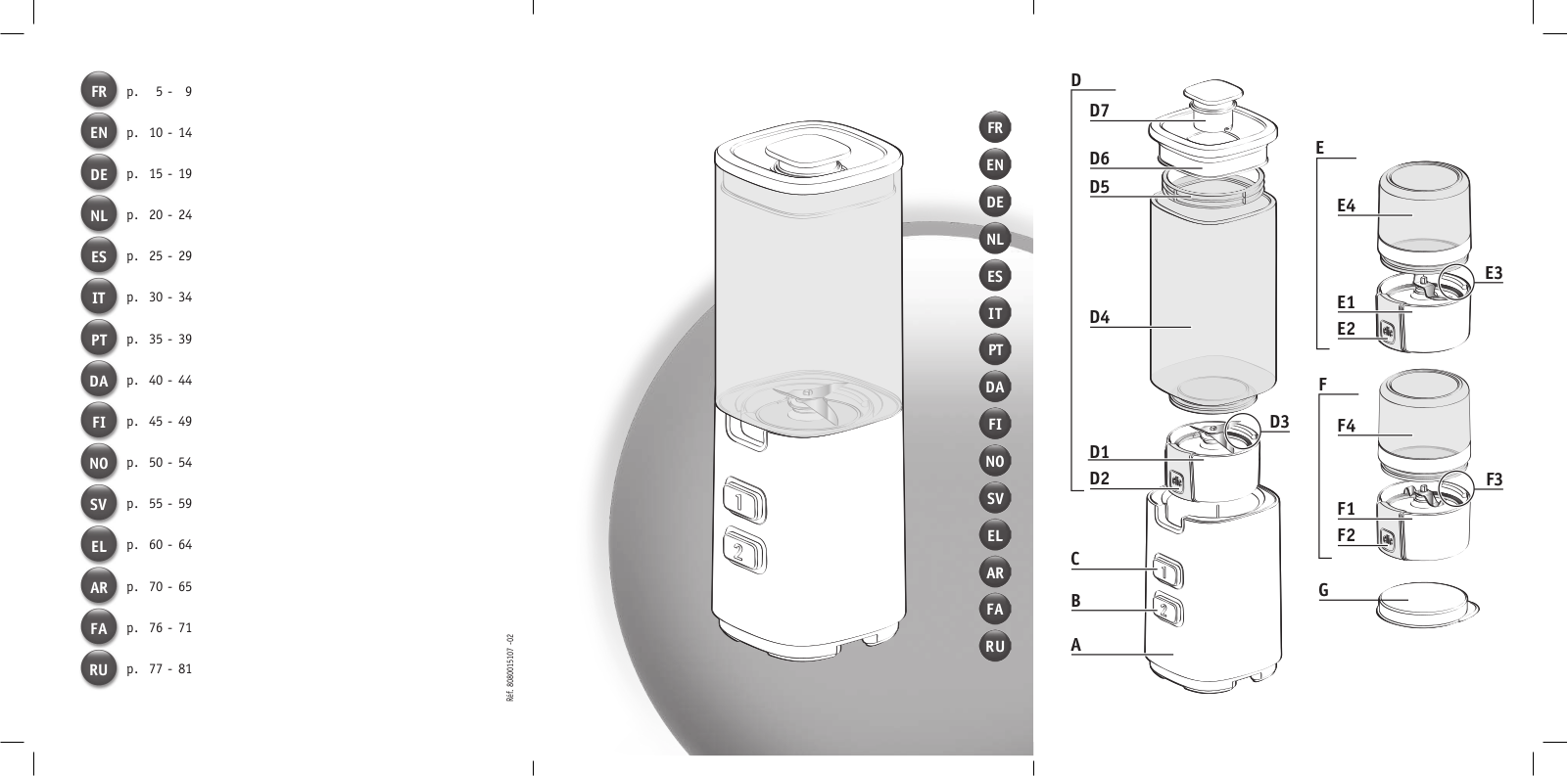 MOULINEX LM140532 User Manual