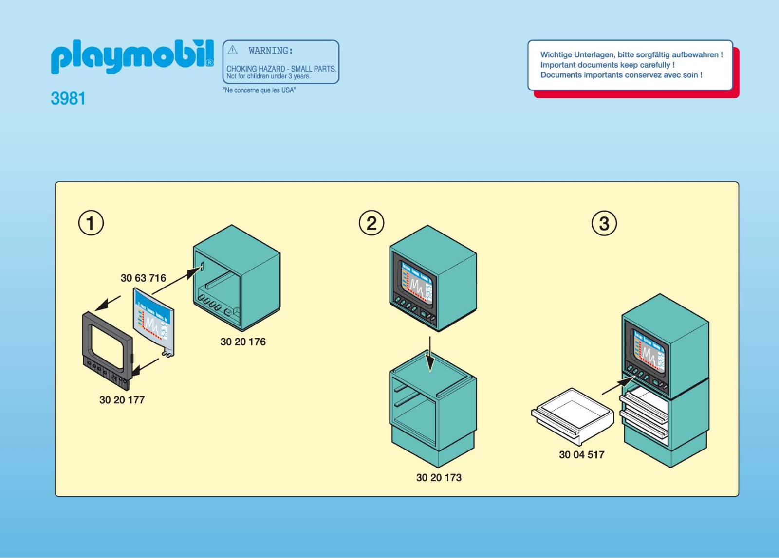 Playmobil 3981 Instructions