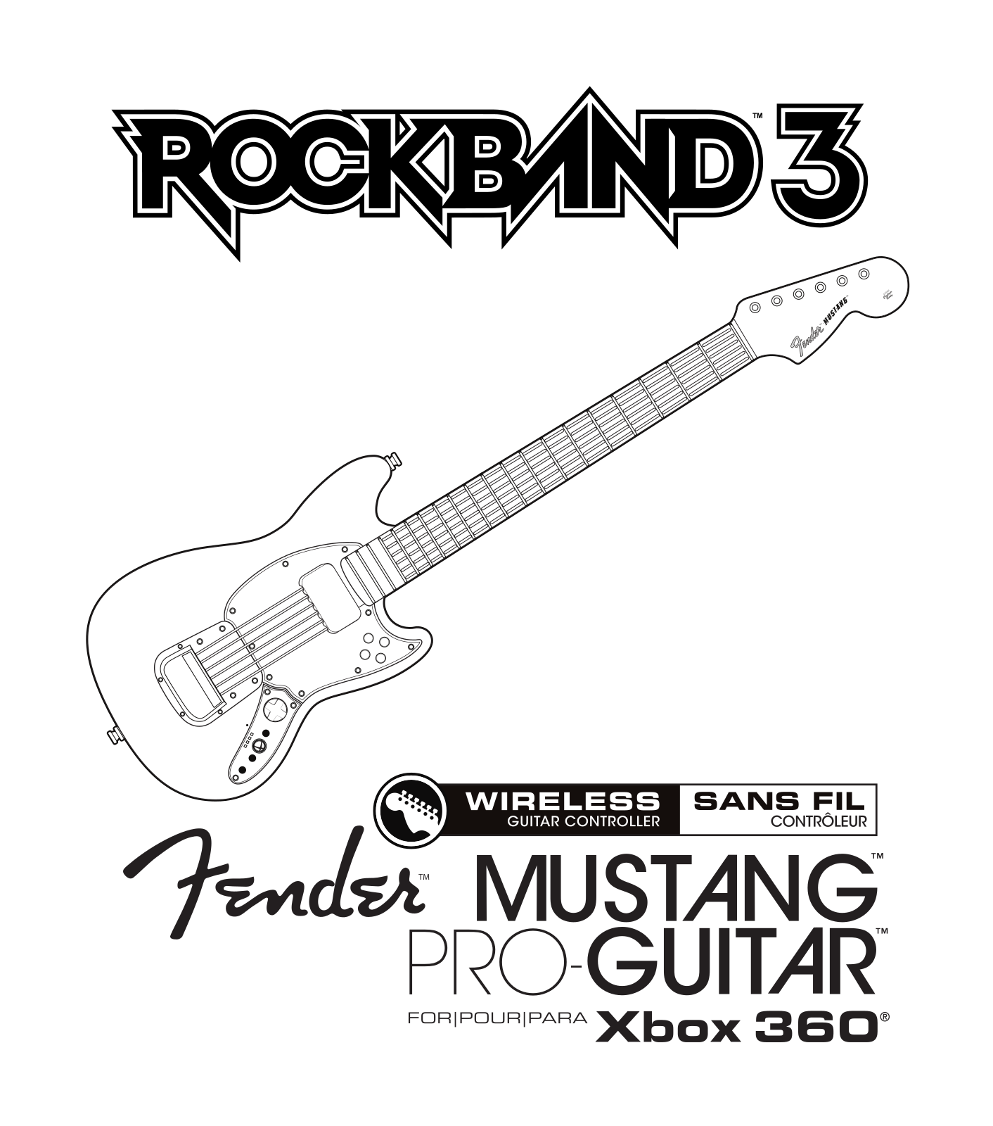 Fender ROCKBAND 3 User Manual