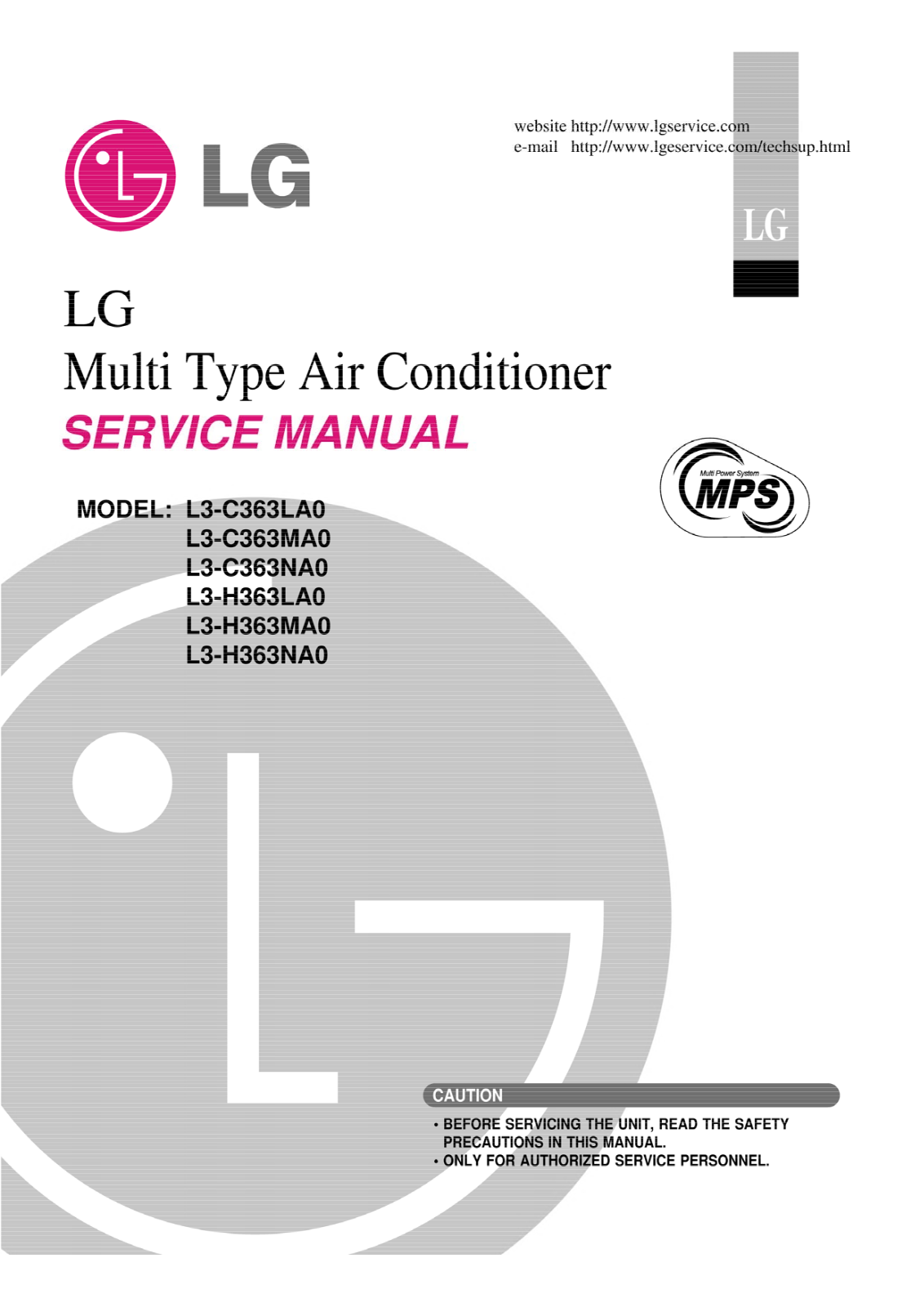 Lg L3uh363ma0, L3uc363ma0, Hmc36at-1 Owner's Manual