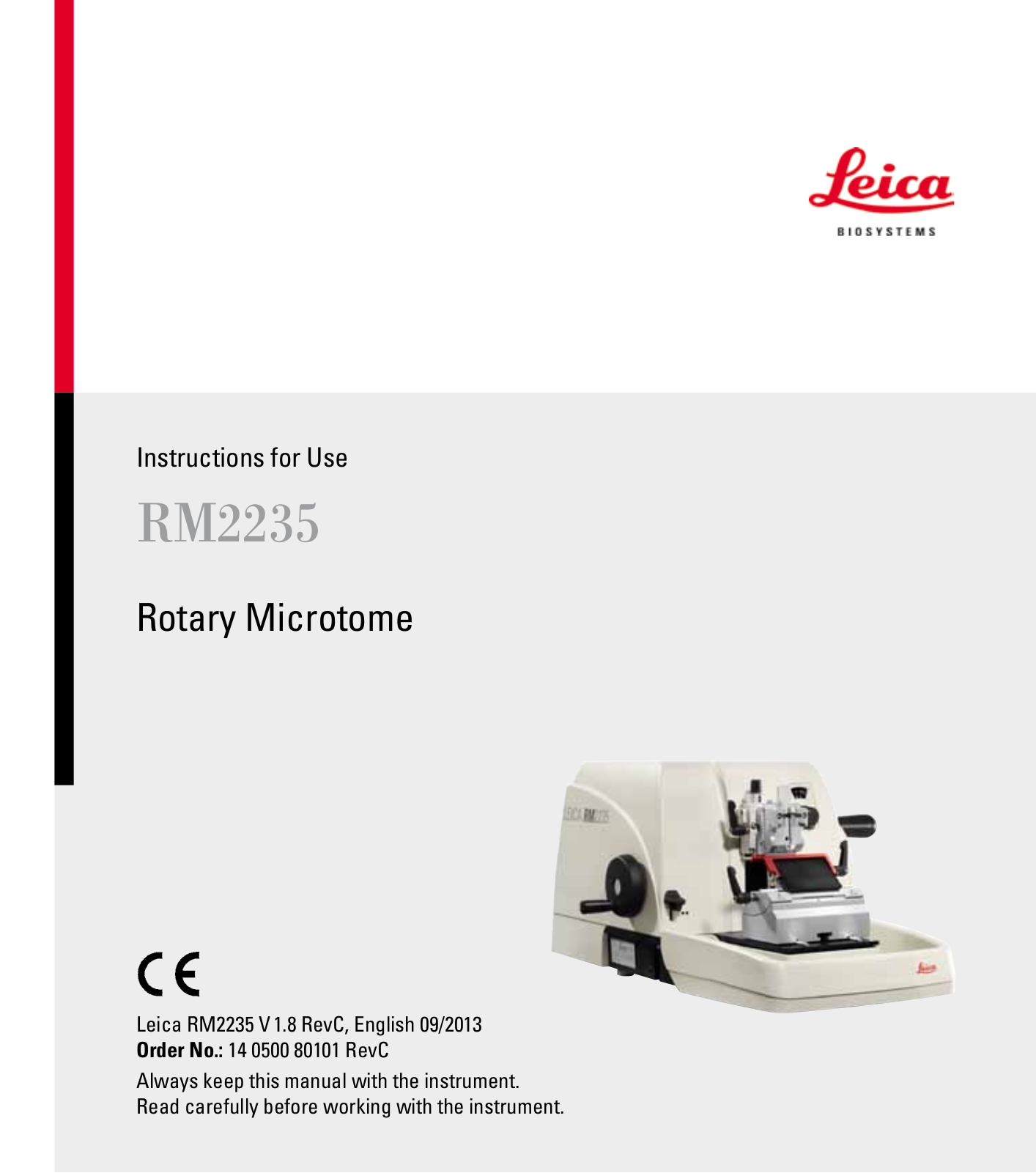 Leica RM2235 User Manual