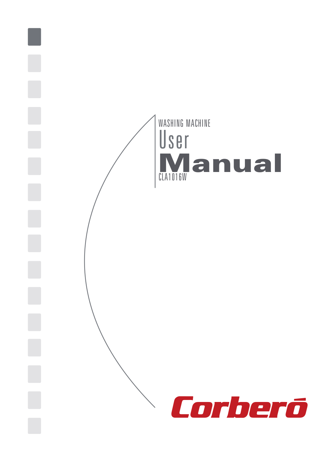 Corberó CLA 1016 W User Manual