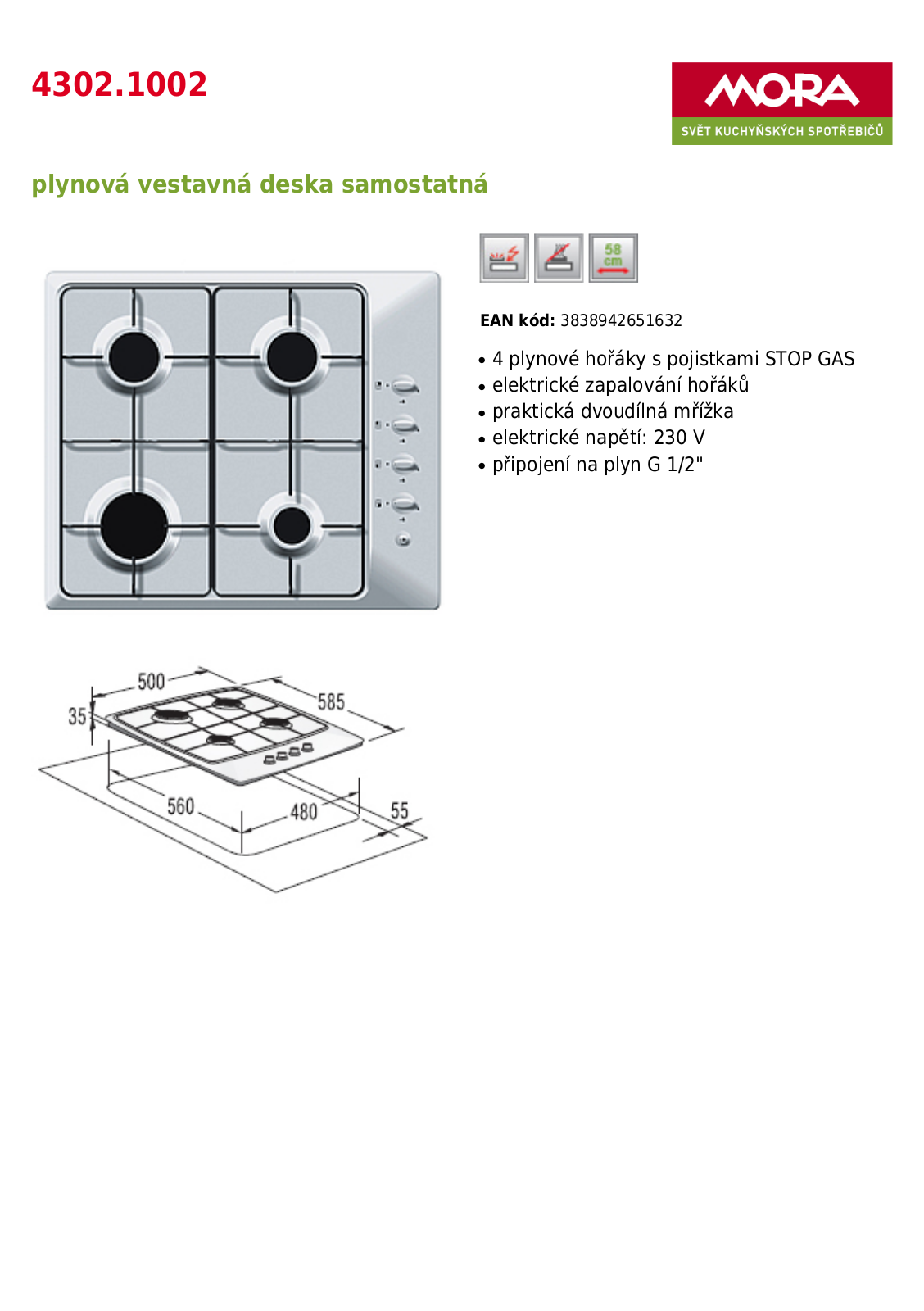 Mora VD 4302.1002 User Manual