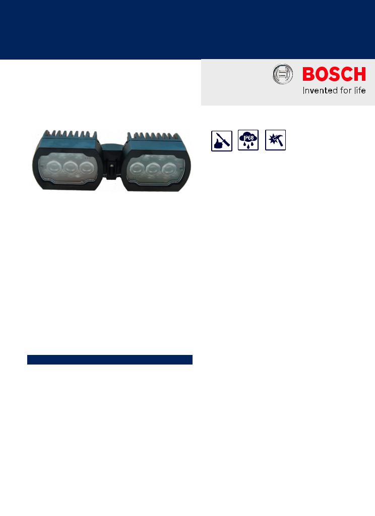 Bosch MIC-ILW-100, MIC-ILG-100 Specsheet