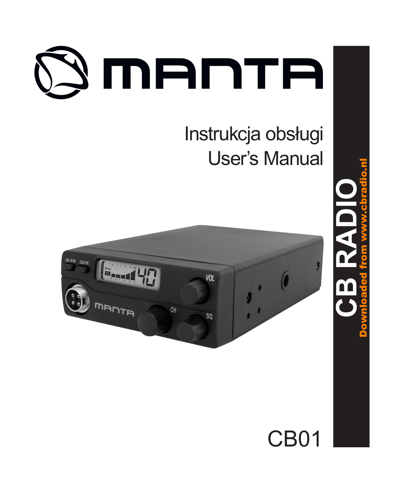 Manta CB01 User Manual