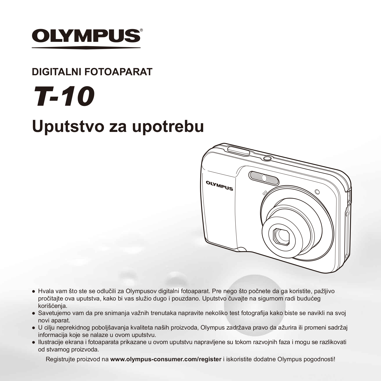 OLYMPUS T-10 User Manual