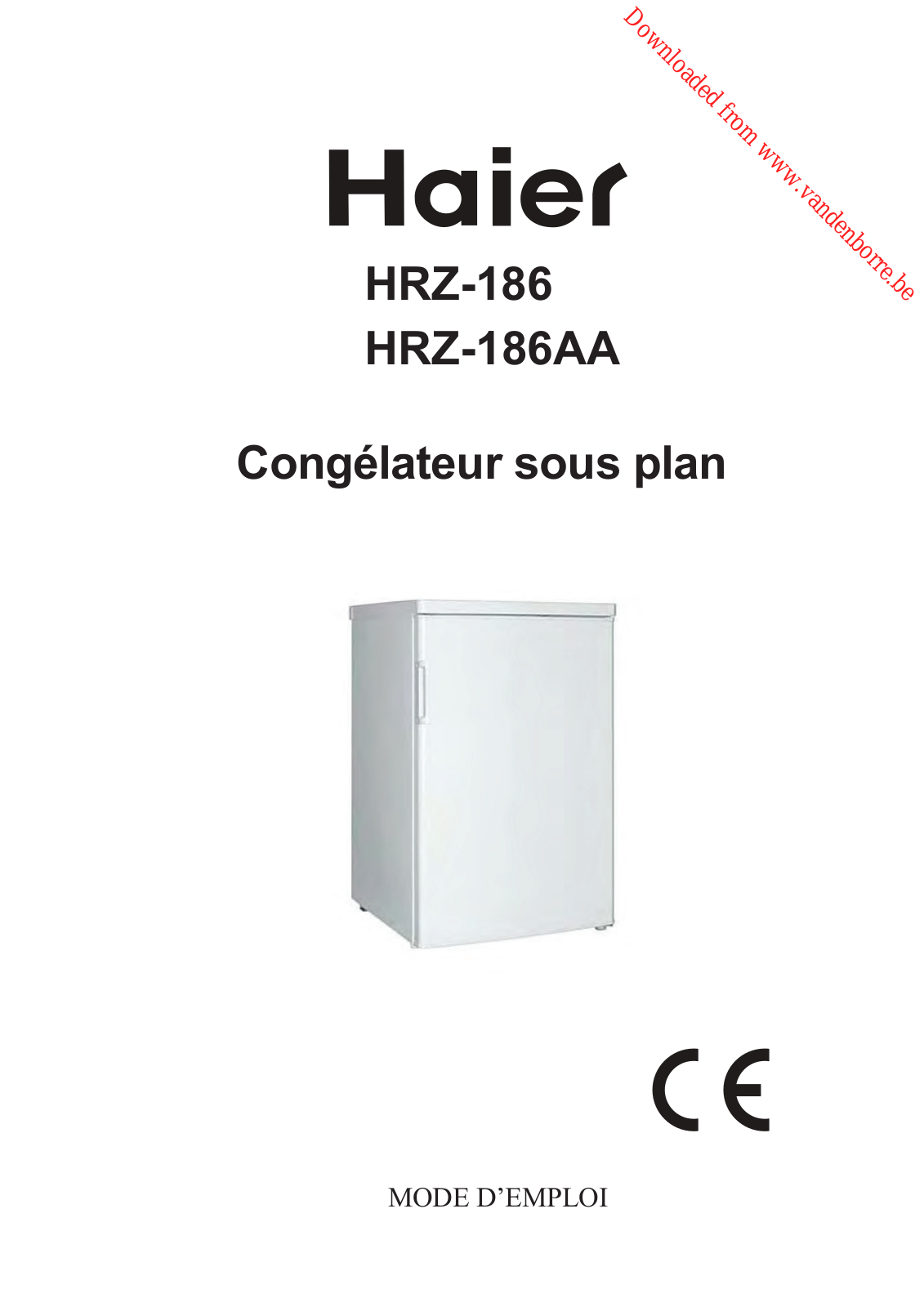 HAIER HRZ-186S-U User Manual