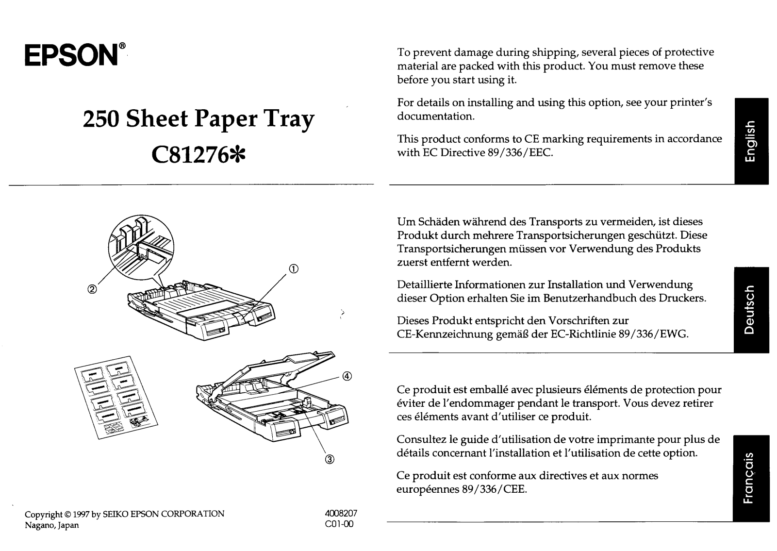 Epson C812763 Service Manual