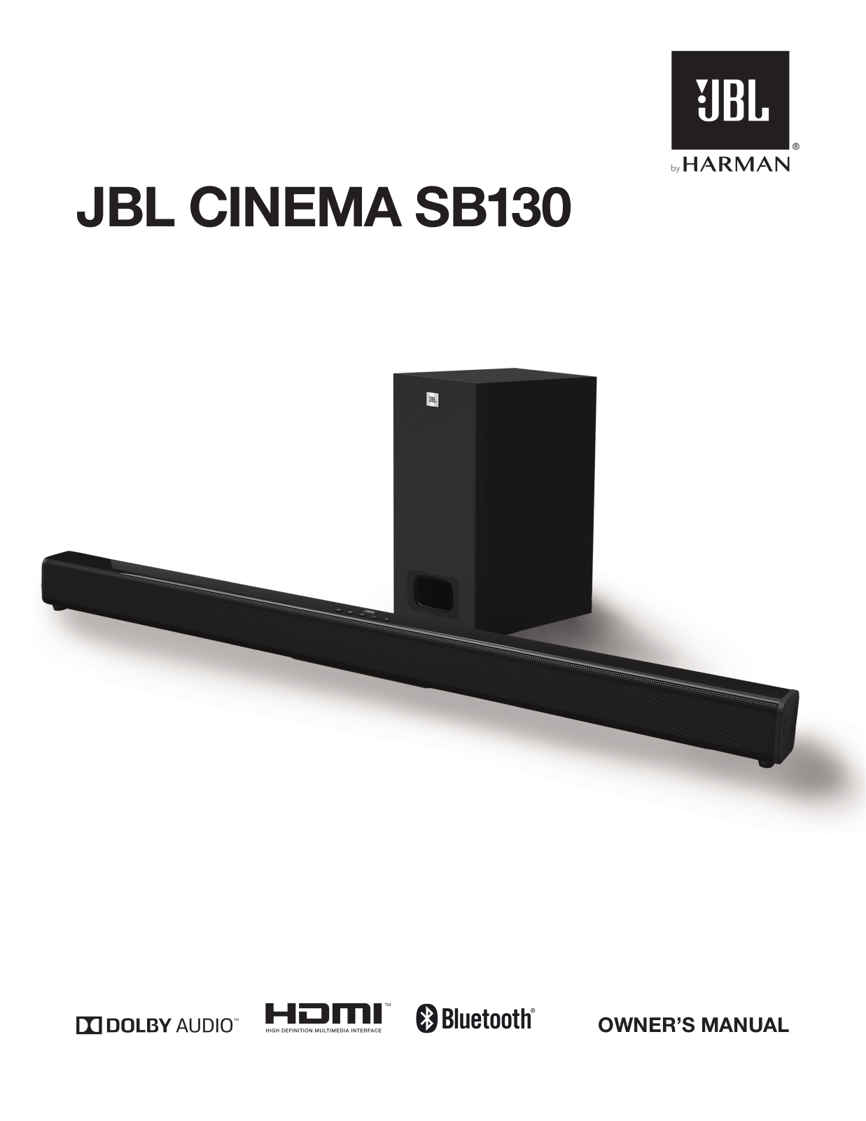 JBL SB130 Owner’s Manual