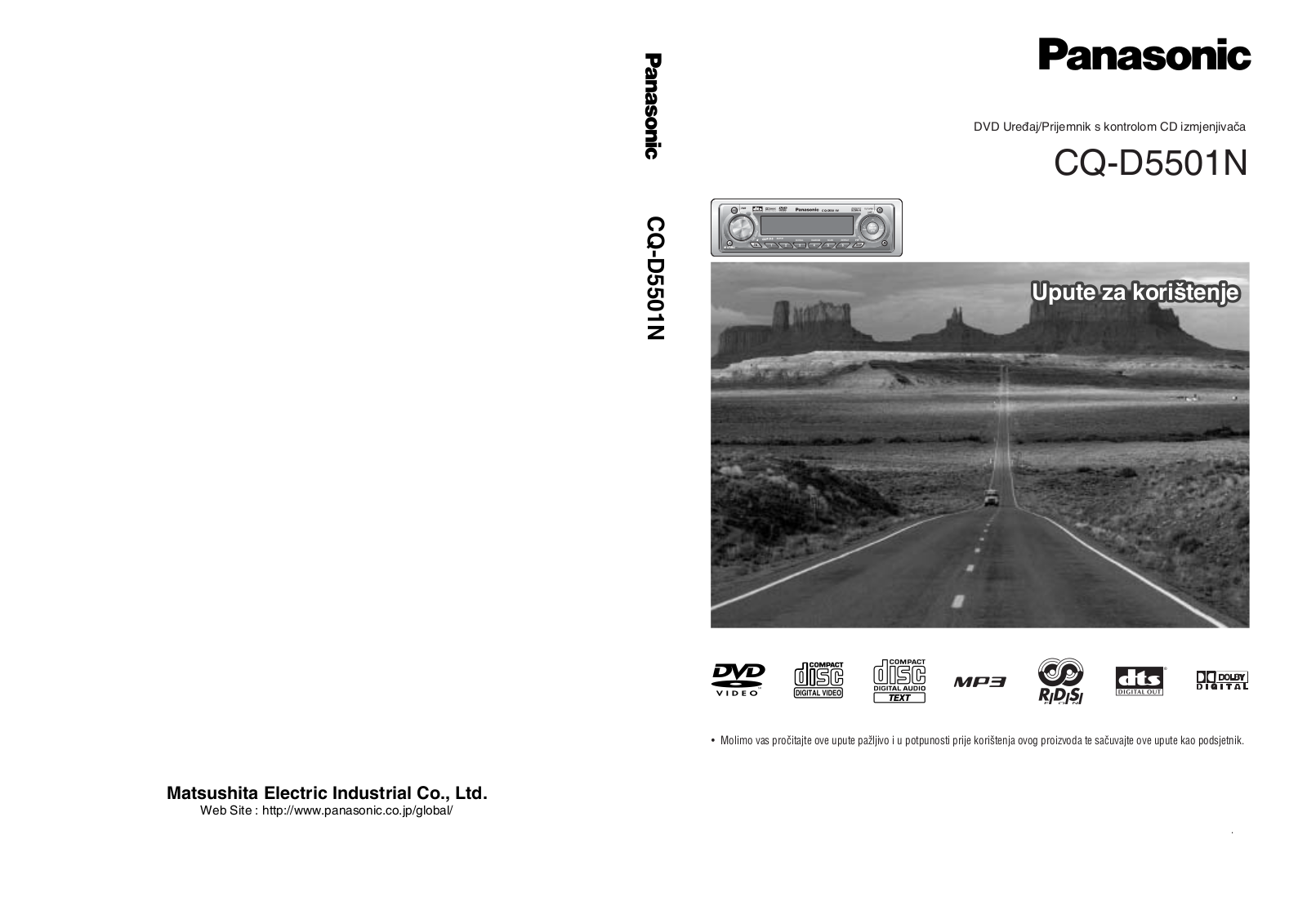 Panasonic CQ-D5501N User Manual