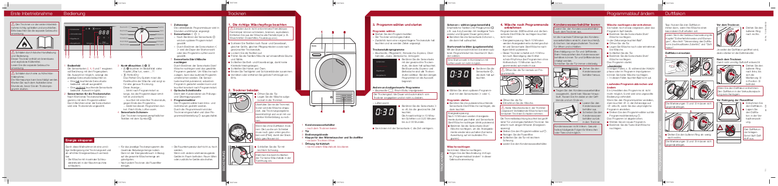 Miele TCD 440 WP Quick user guide