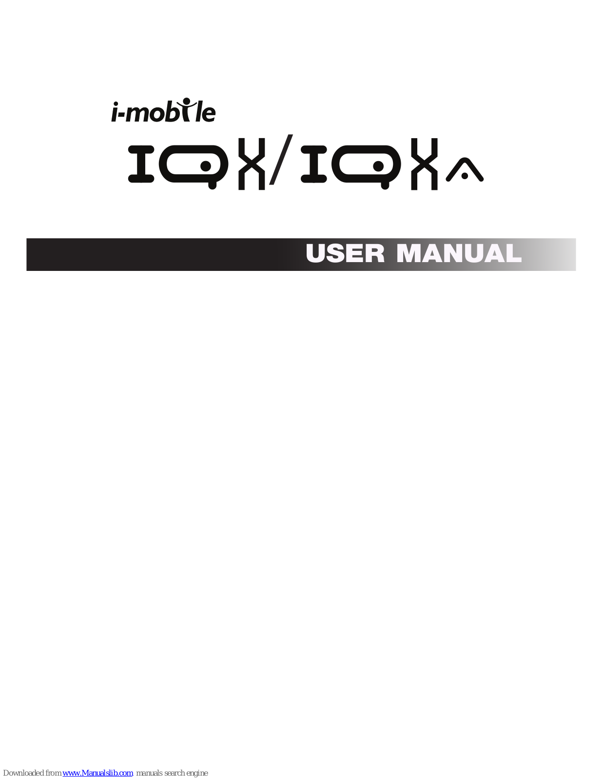 i-mobile IQ X User Guide