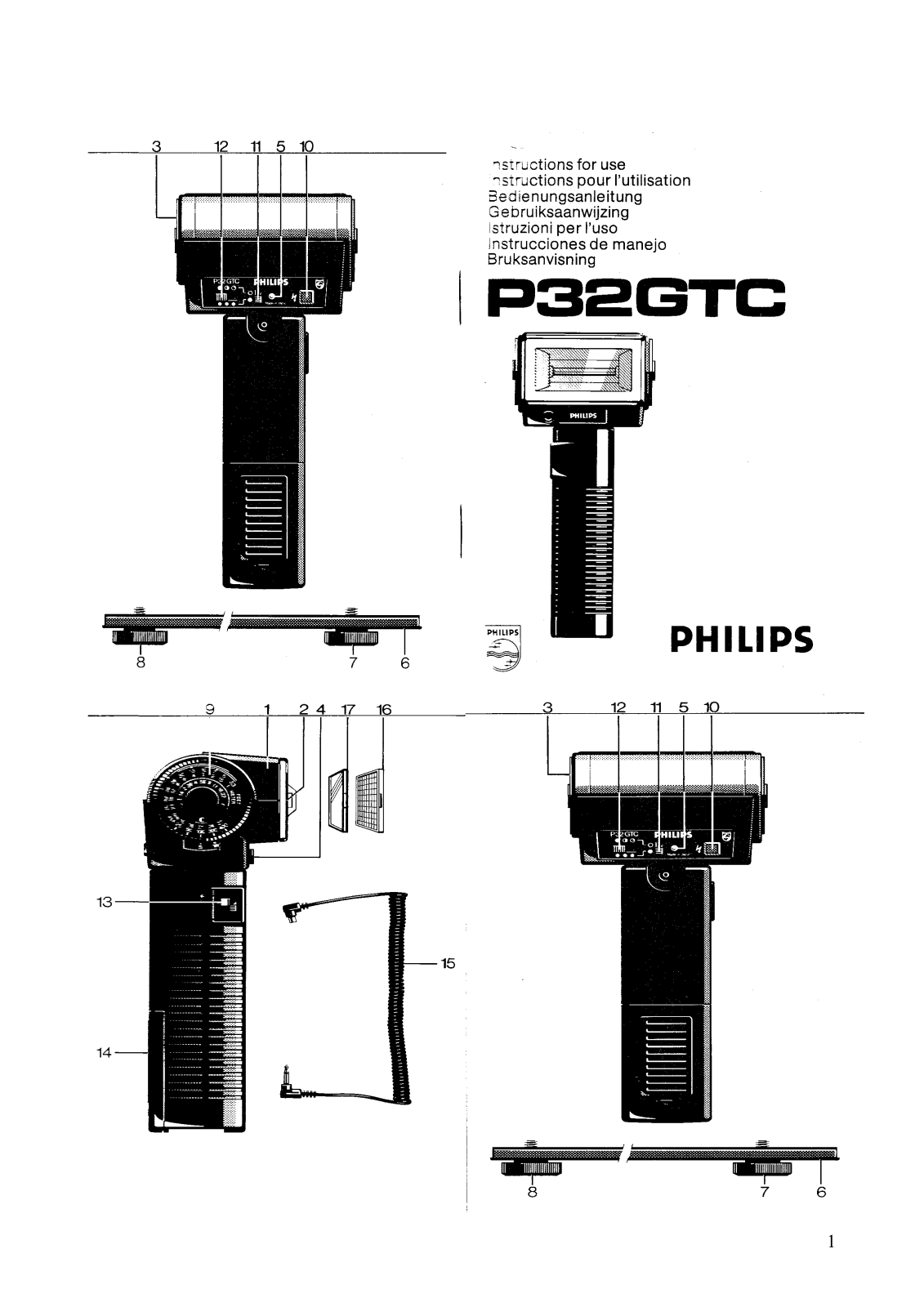 Philips P32GTC User manual