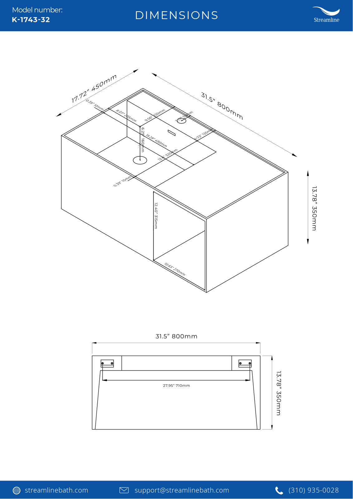 Streamline Bath SLBH7735 Specifications - ManualMachine.com