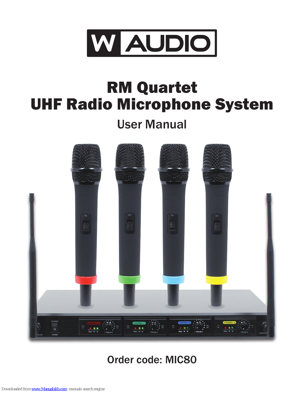 Waudio MIC80 User Manual - ManualMachine.com
