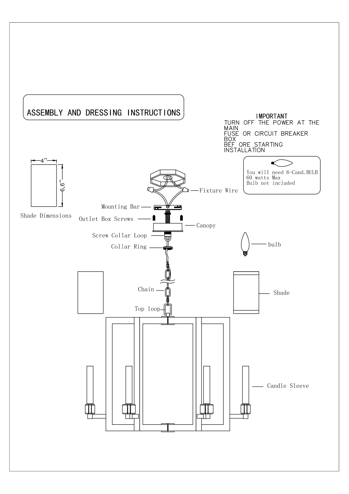 Brayden Studio BRYS4070 Installation & Assembly - ManualMachine.com
