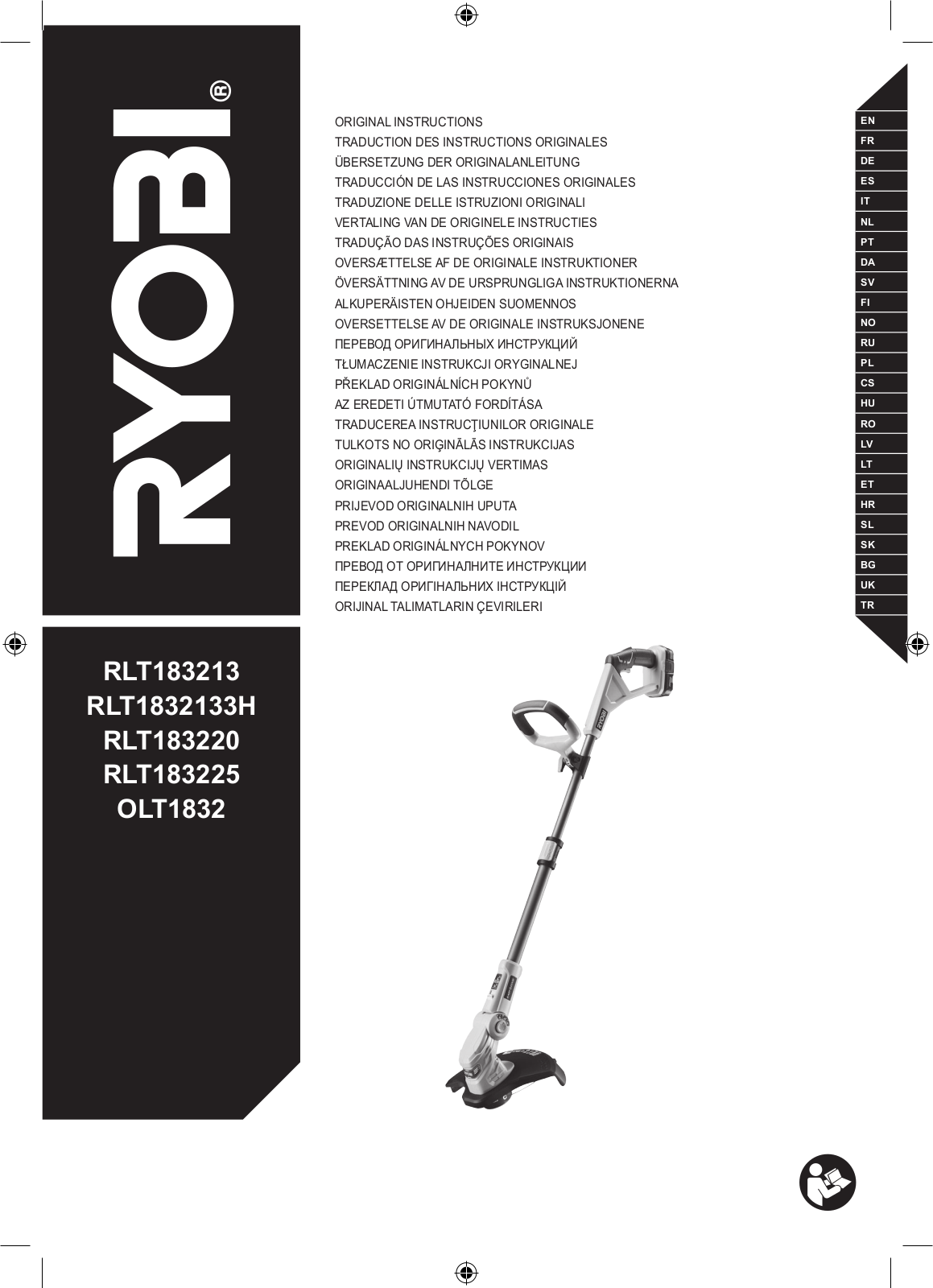 Ryobi OLT1832 User Manual