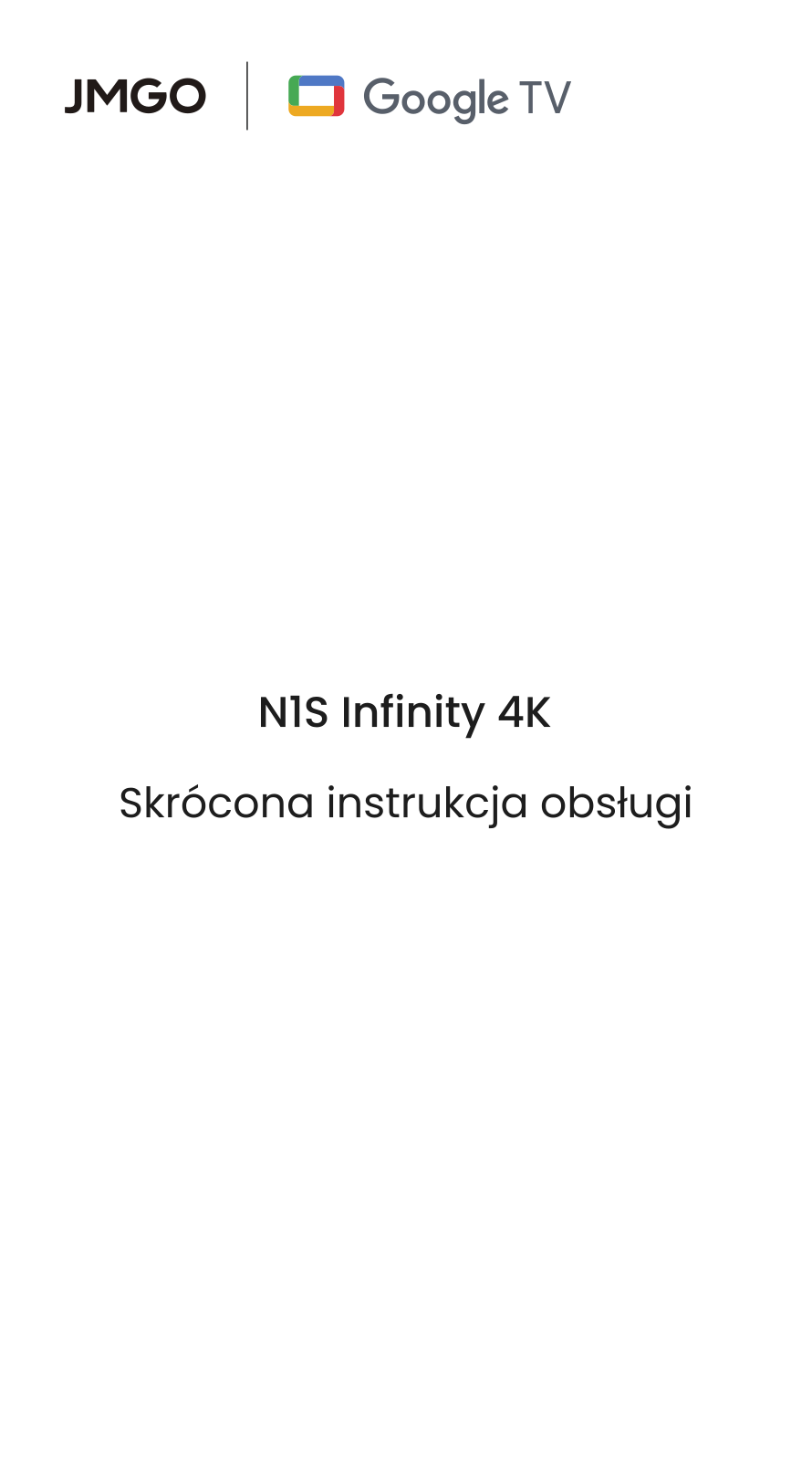 JMGO N1S Infinity 4K User guide - ManualMachine.com
