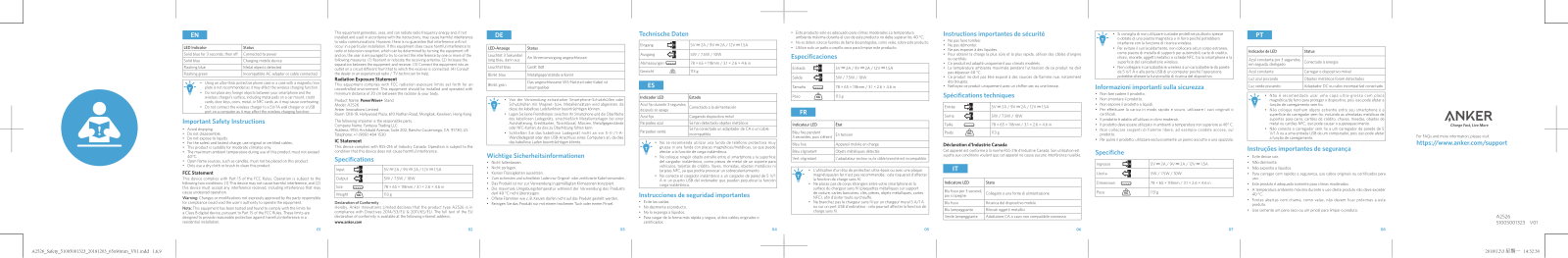 Anker Innovations A2526 user manual